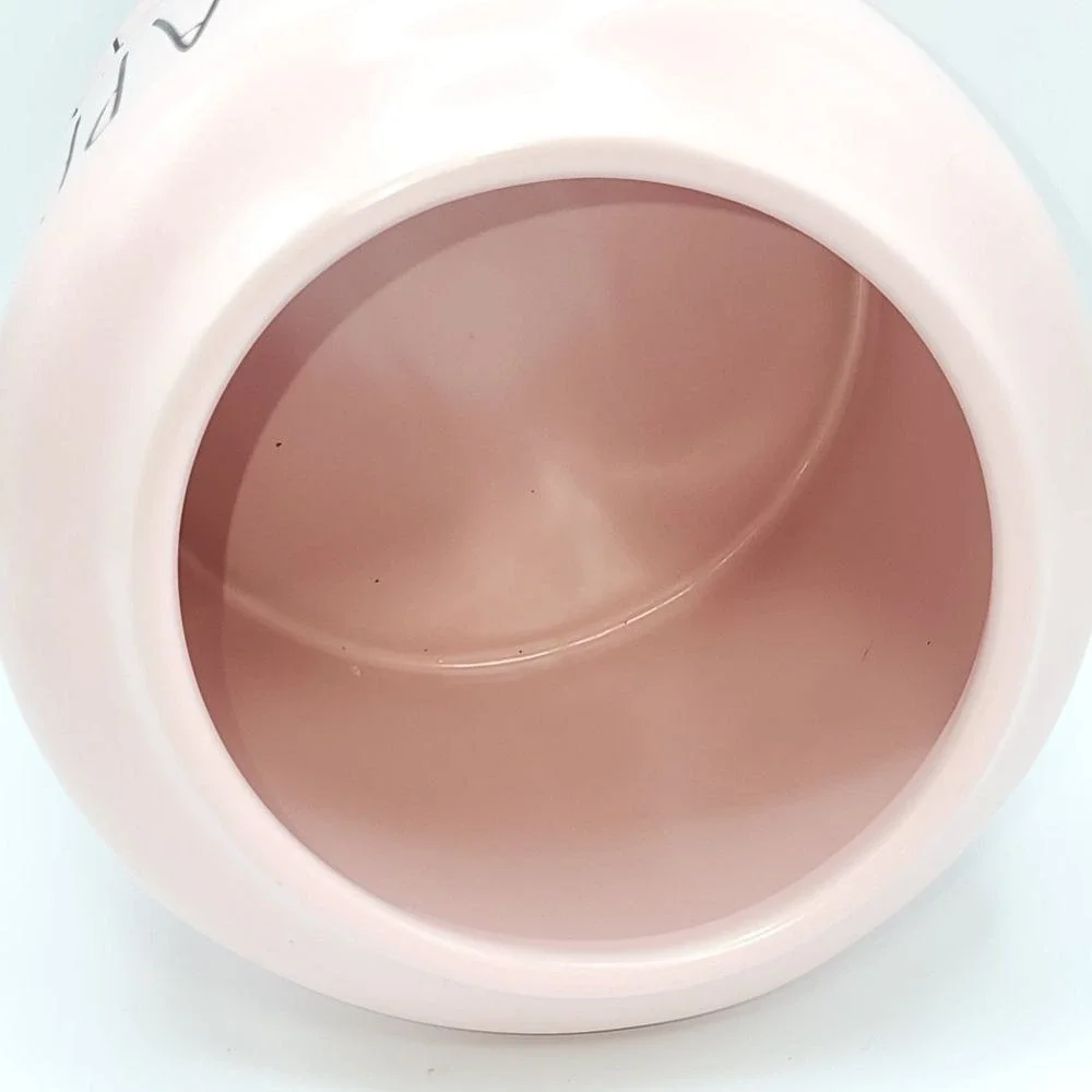 Rae Dunn Happy Easter Pink Ceramic Canister Cookie Jar 8.5in Artisan